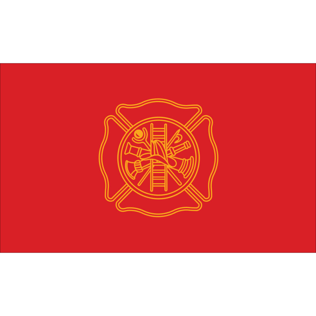 firefighters flag 3x5 070284
