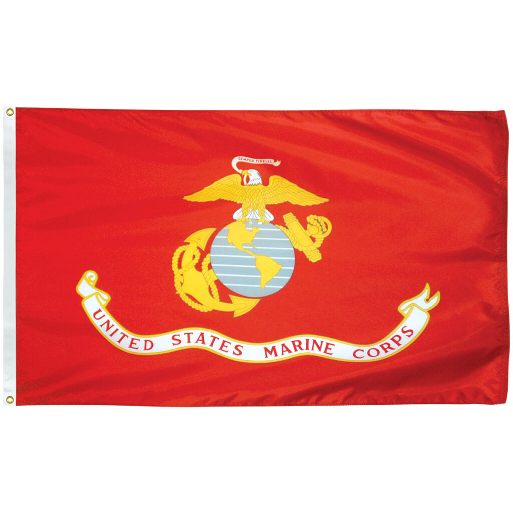 marine corps flag 3x5 nylon outdoor 070055