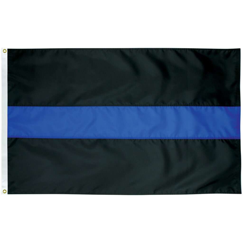 thin blue line flag 3x5 outdoor