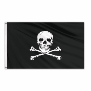jolly roger 3'x5' nylon outdoor grommet flag