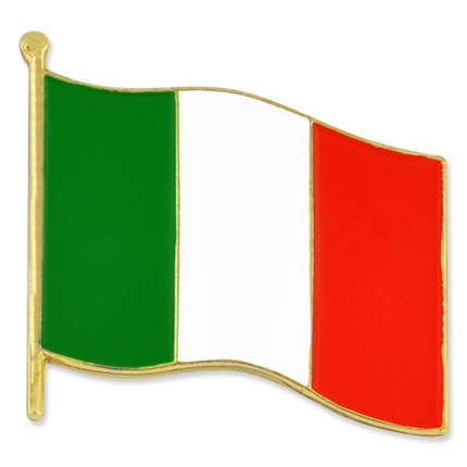 italy flag pin