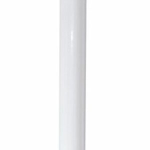 porch pole 56" white metal