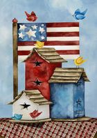 freedom birdhouses garden flag