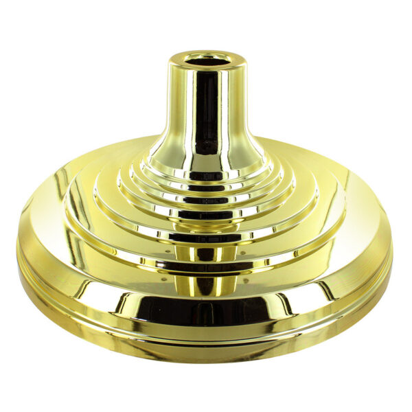 gold styrene plastic table base for stick flag