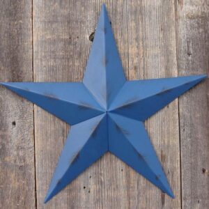 barn star 05" rustic colonial blue