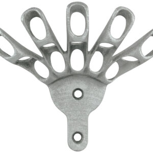 flag finger bracket (holds 5 flags) aluminum