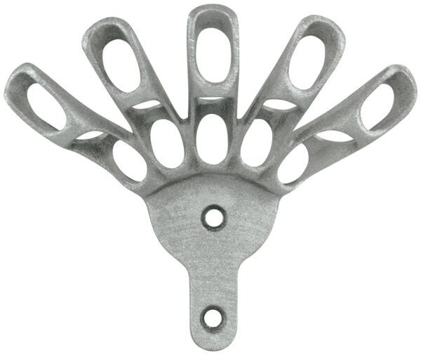 flag finger bracket (holds 5 flags) aluminum