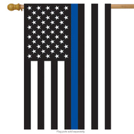 blue line premium house flag