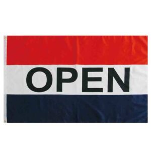 open 3'x 5' nylon outdoor flag with grommets
