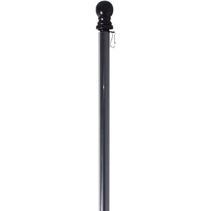 porch pole 56" black metal