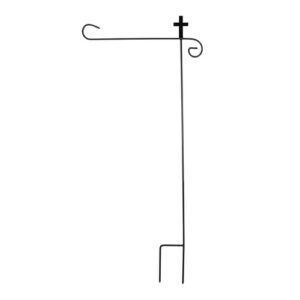 cross garden flag stand