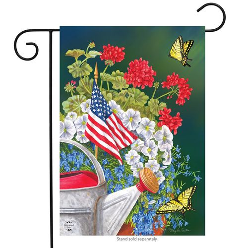 american summer garden flag