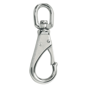 flag snap 4 3/4" stainless steel swivel with large opening