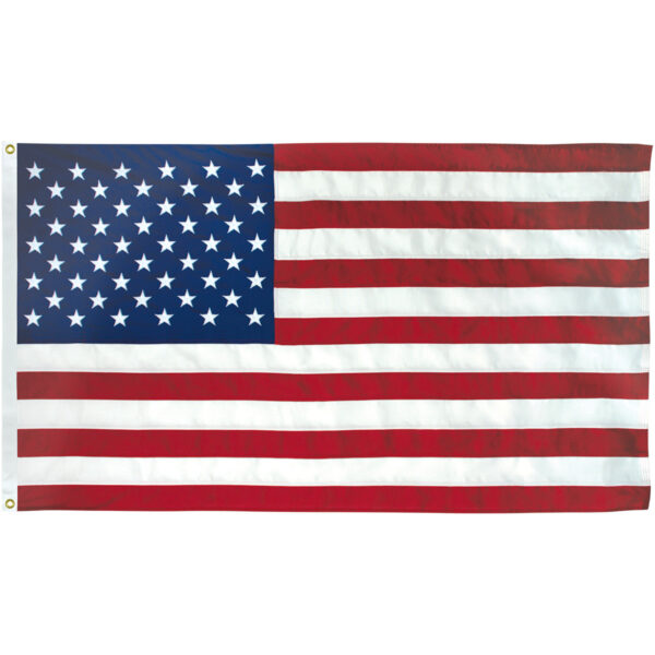 u.s. 5'x8' poly max outdoor flag with grommets