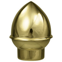 flagpole topper acorn gold plastic for 1/2" pole