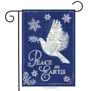 peace on earth garden flag