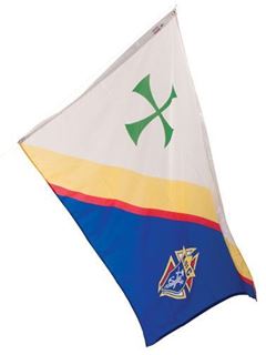 knights of columbus 3'x5' outdoor flag
