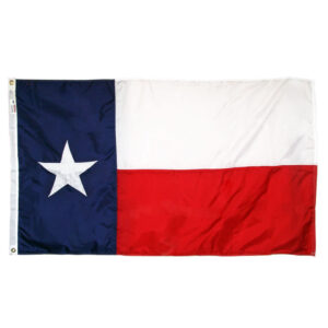 texas 12"x18" nylon flag with grommets
