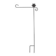 snowflake garden flag stand
