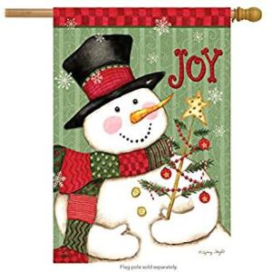 snowman joy house flag
