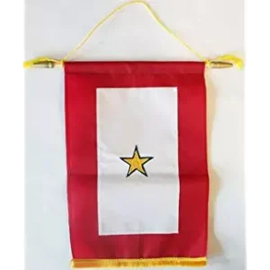 gold star (1) service banner 8"x12"