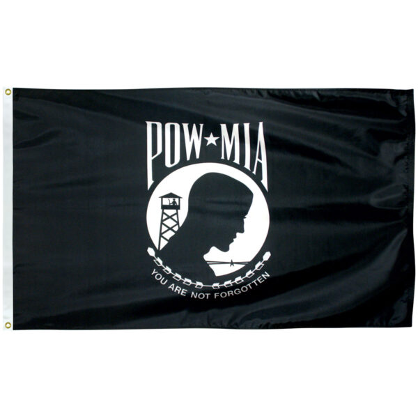 pow mia 4'x6' poly max outdoor sf flag with grommets