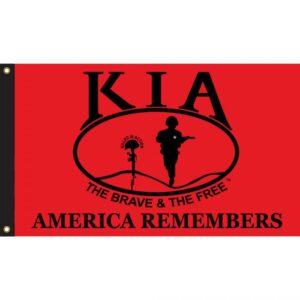 kia 3'x5' nyl poly outdoor flag with grommets