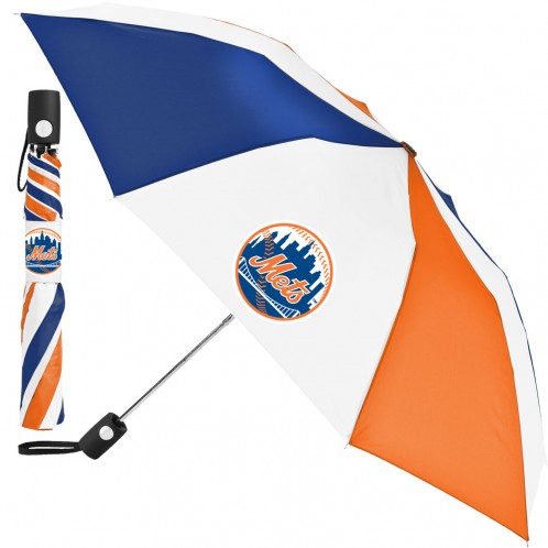 new york mets auto folding umbrella 42"