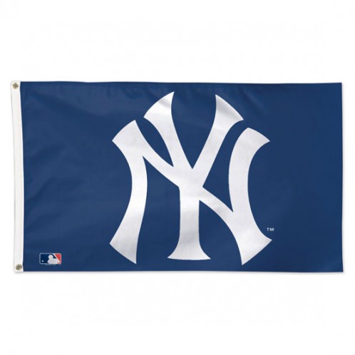 new york yankees 3'x5' deluxe grommet flag. licenced mlb