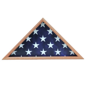 flag case for 5'x9' triangle (oak)