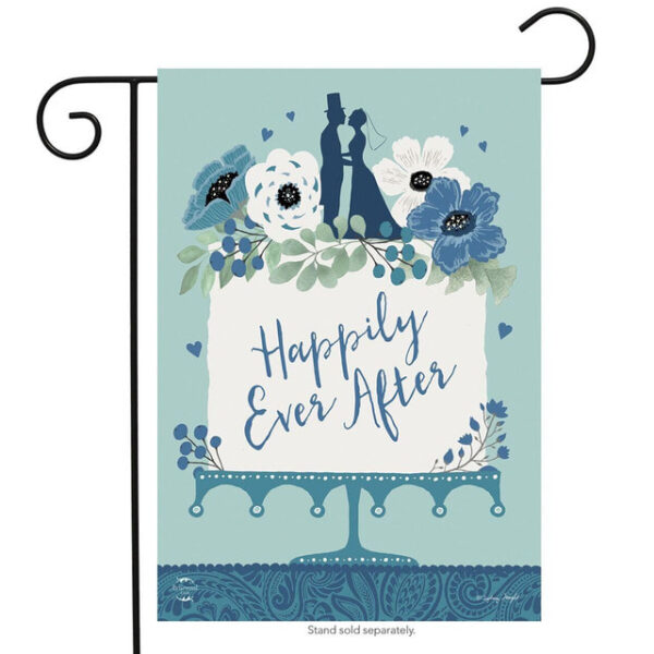 happily ever after garden flag