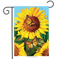 sunflower field garden flag