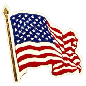 u.s. waving flag magnet (indoors)