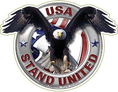 stand united eagle magnet 5 1/4"x5"