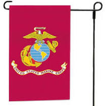 marine corps seal 12"x18" garden flag