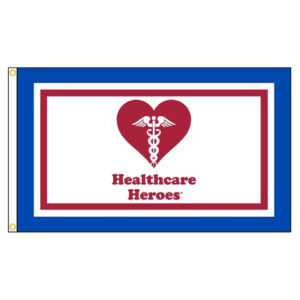 healthcare heroes 3'x5' nyl glo outdoor flag