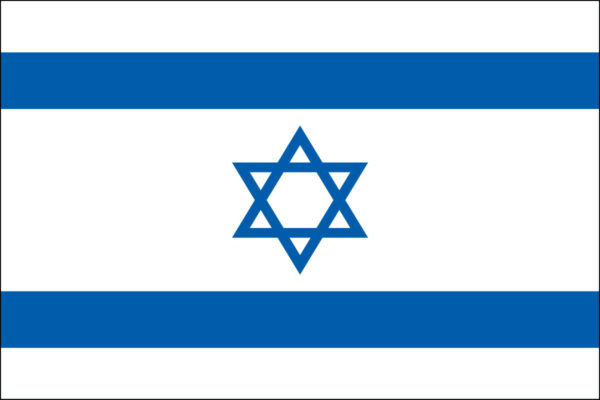 israel 3'x5' nylon outdoor flag with grommets