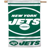 ny jets mega logo flag with pole sleeve