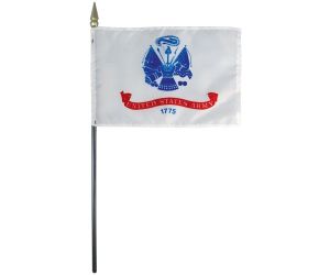 army 8"x12" stick flag