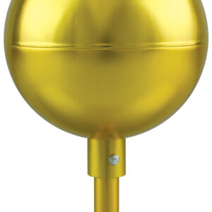 5” gold aluminum ball