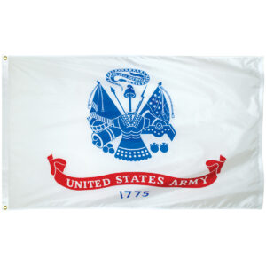 army 2'x3' nylon outdoor flag with grommets