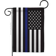 thin blue line garden flag