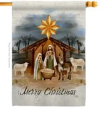 birth of jesus house flag