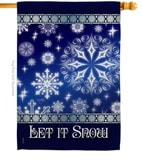 let it snow dream house flag