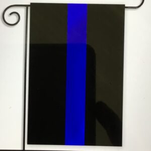 thin blue line garden flag