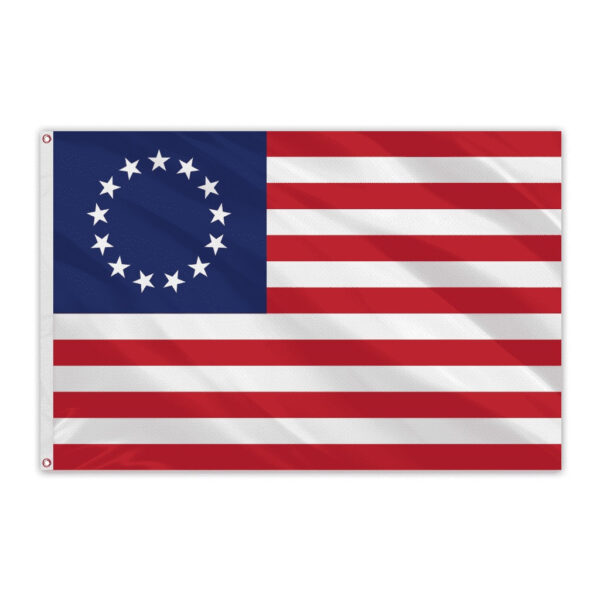 betsy ross 5'x8' sewn outdoor flag